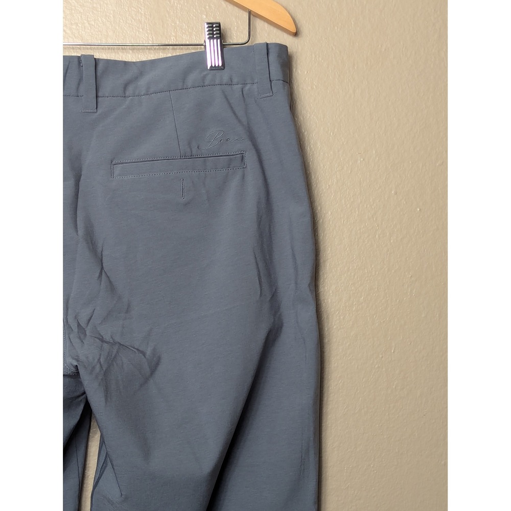 BOEN Performance Golf Pants Mens 34 Gray Gorpcore‎ Tech Chino Trousers - Picture 13 of 13